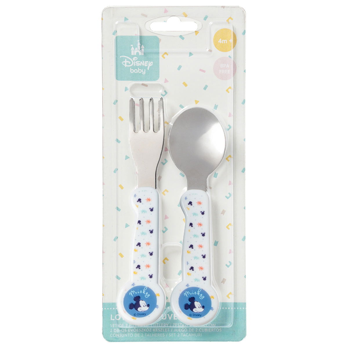 BB Kit - Repas ensemble vaisselle Mickey Cool - Disney Baby