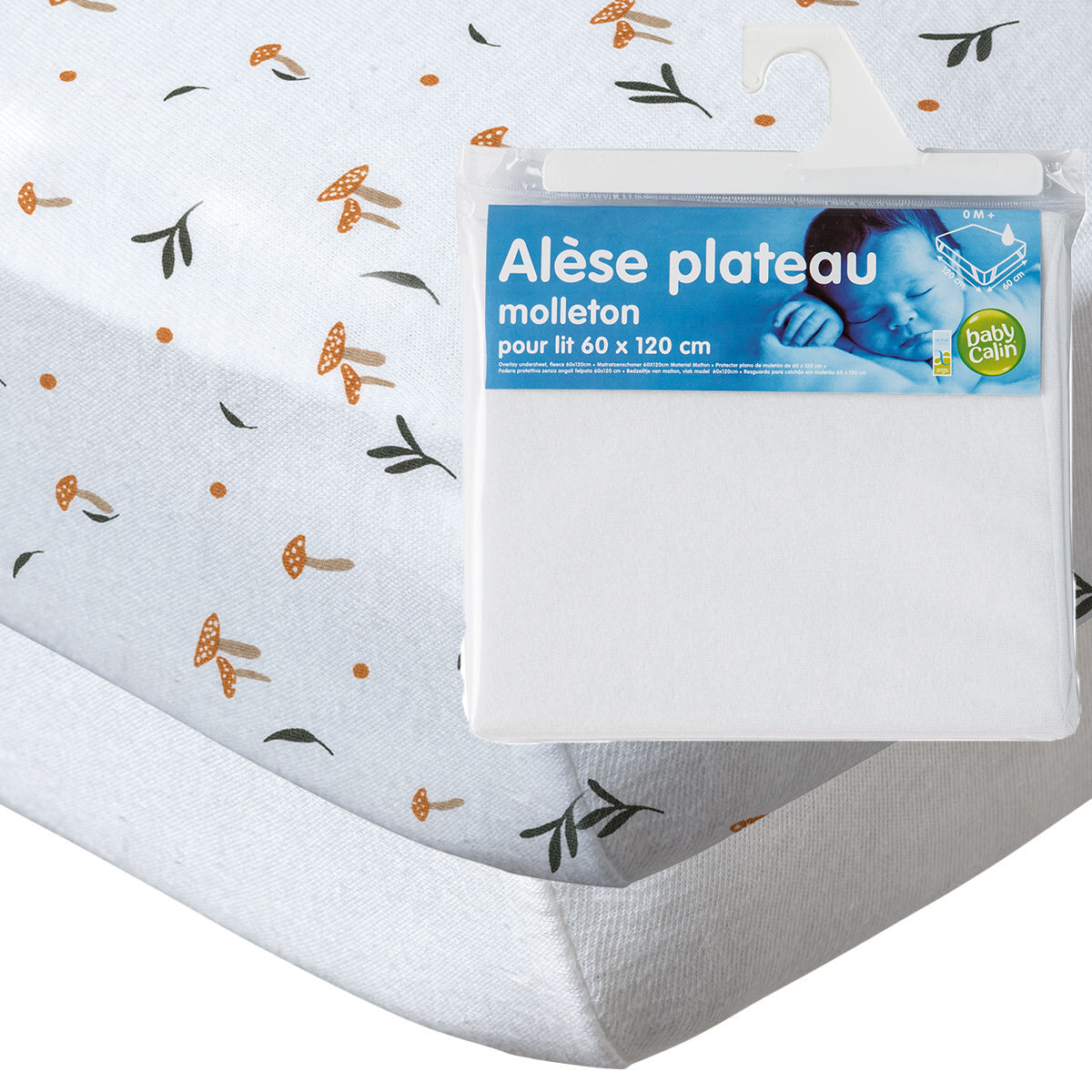 BB Kit - Sommeil 60x120 cm Draps housse et Alèse Automne