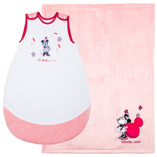 BB Kit - Sommeil naissance Minnie Confettis - Couverture + Gigoteuse Hiver