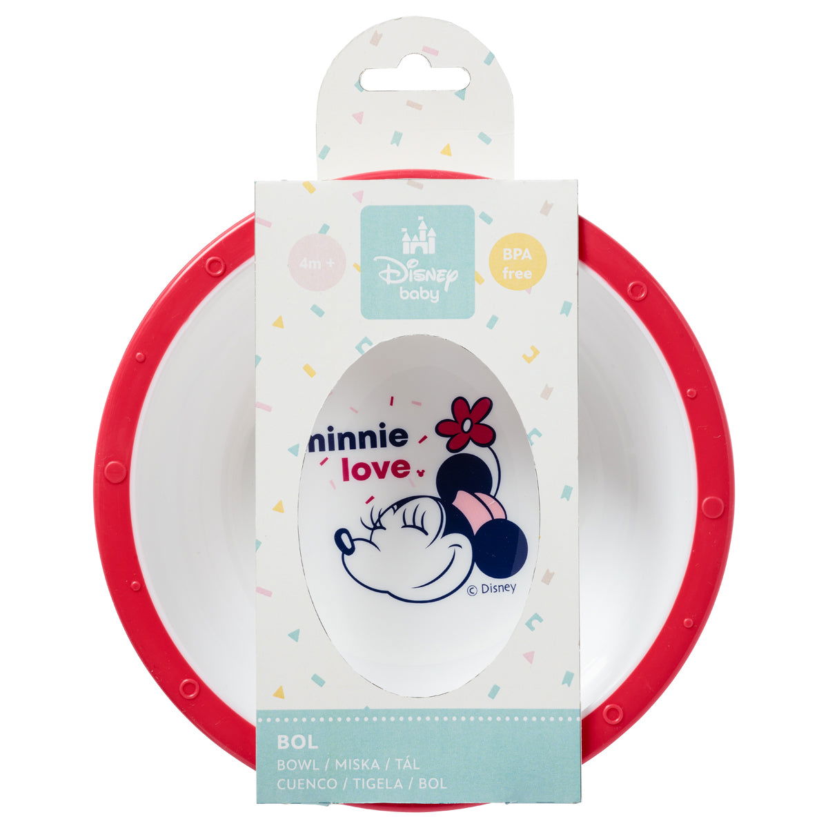 BB Kit - Vaisselle 6 mois Minnie Confettis - Disney Baby