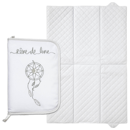 BB Kit Voyage Rêve de Lune tapis à langer pliant + Pochette carnet de santé