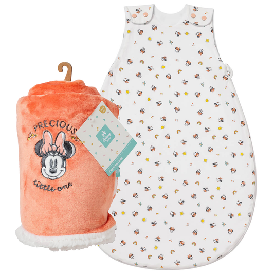 BB Kit sommeil été naissance Minnie Good Morning Gigoteuse + Couverture