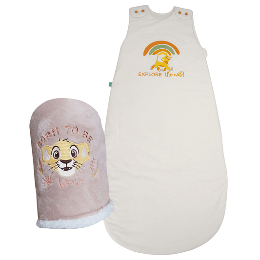 BB Kit sommeil hiver 6-36 mois Roi Lion Savannah Gigoteuse + Couverture