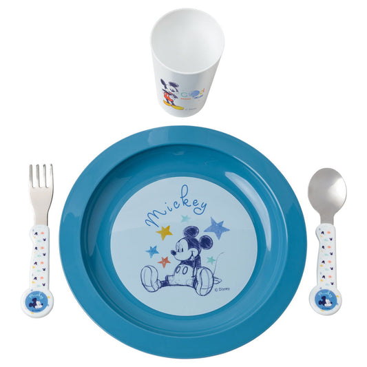 BB Kit - Repas ensemble vaisselle Mickey Cool - 