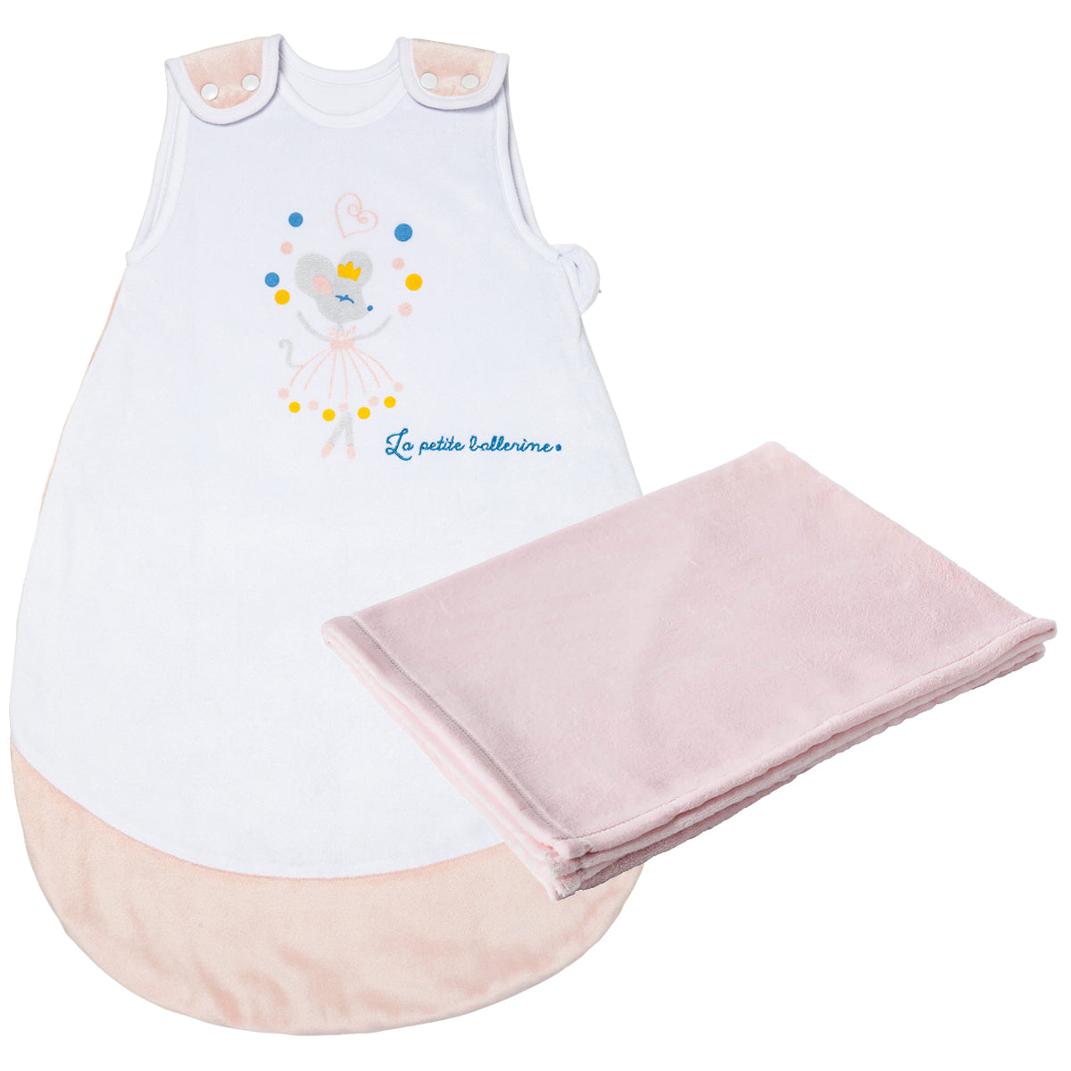 BB Kit - Sommeil naissance La Petite Ballerine - Couverture + Gigoteuse Hiver