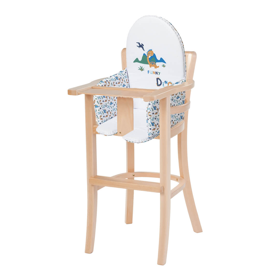 BB Kit repas - Tablier et Coussin de chaise haute Funny Dino - 12 mois - BB Malin