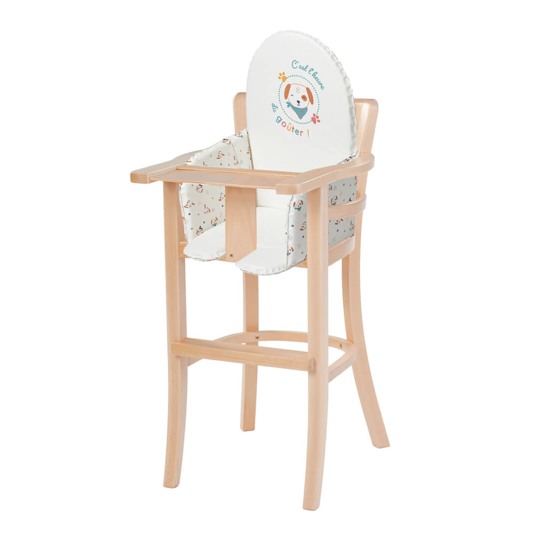 BB Kit repas - Tablier et Coussin de chaise haute Toutou - 12 mois - BB Malin