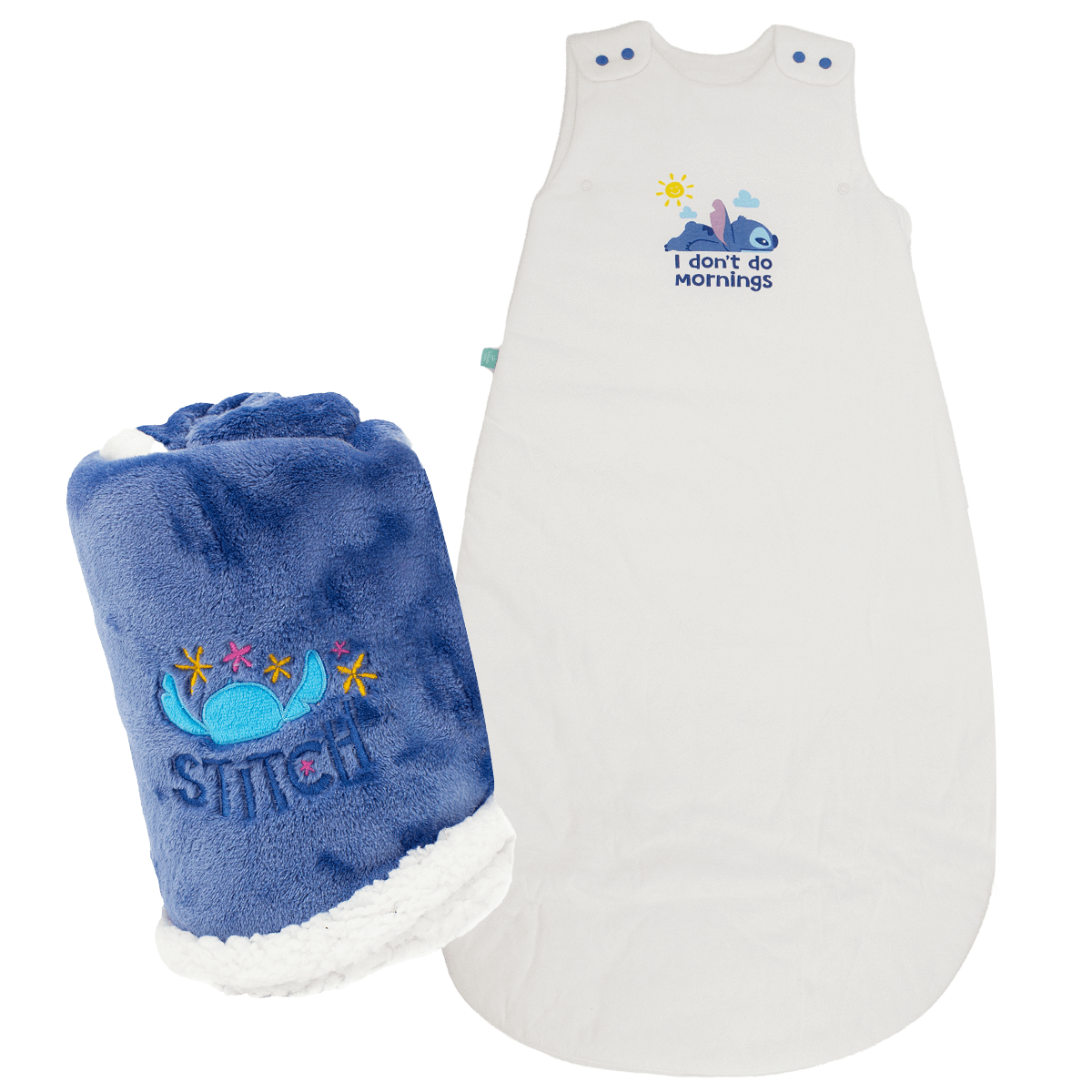 BB Kit sommeil 6-36 mois Stitch Gigoteuse + Couverture