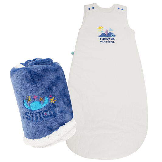 BB Kit sommeil 6-36 mois Stitch Gigoteuse + Couverture