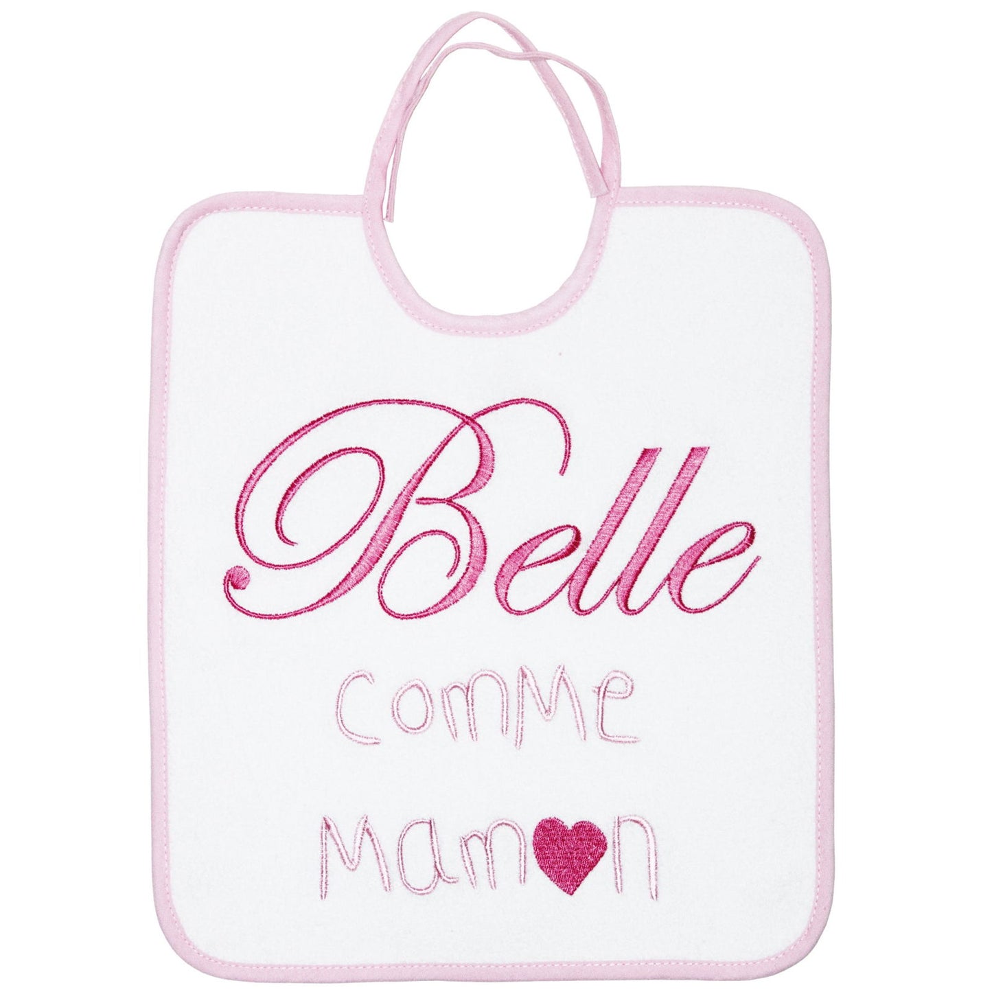 Bavoir à lacets Belle comme Maman - 6 mois - Babycalin