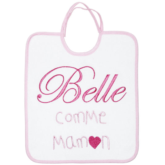 Bavoir à lacets Belle comme Maman - 6 mois - Babycalin