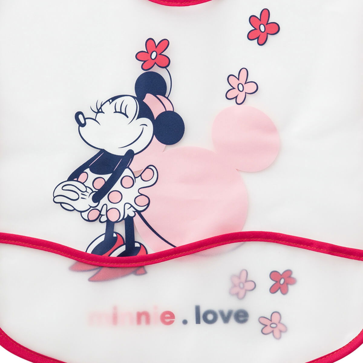 Bavoir imperméable Minnie Confettis - 6 mois - 