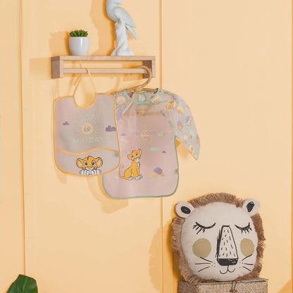 Bavoir imperméable à poche 6 mois - Roi Lion Cosy Time - 