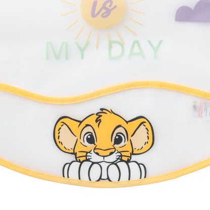 Bavoir imperméable à poche 6 mois - Roi Lion Cosy Time - 