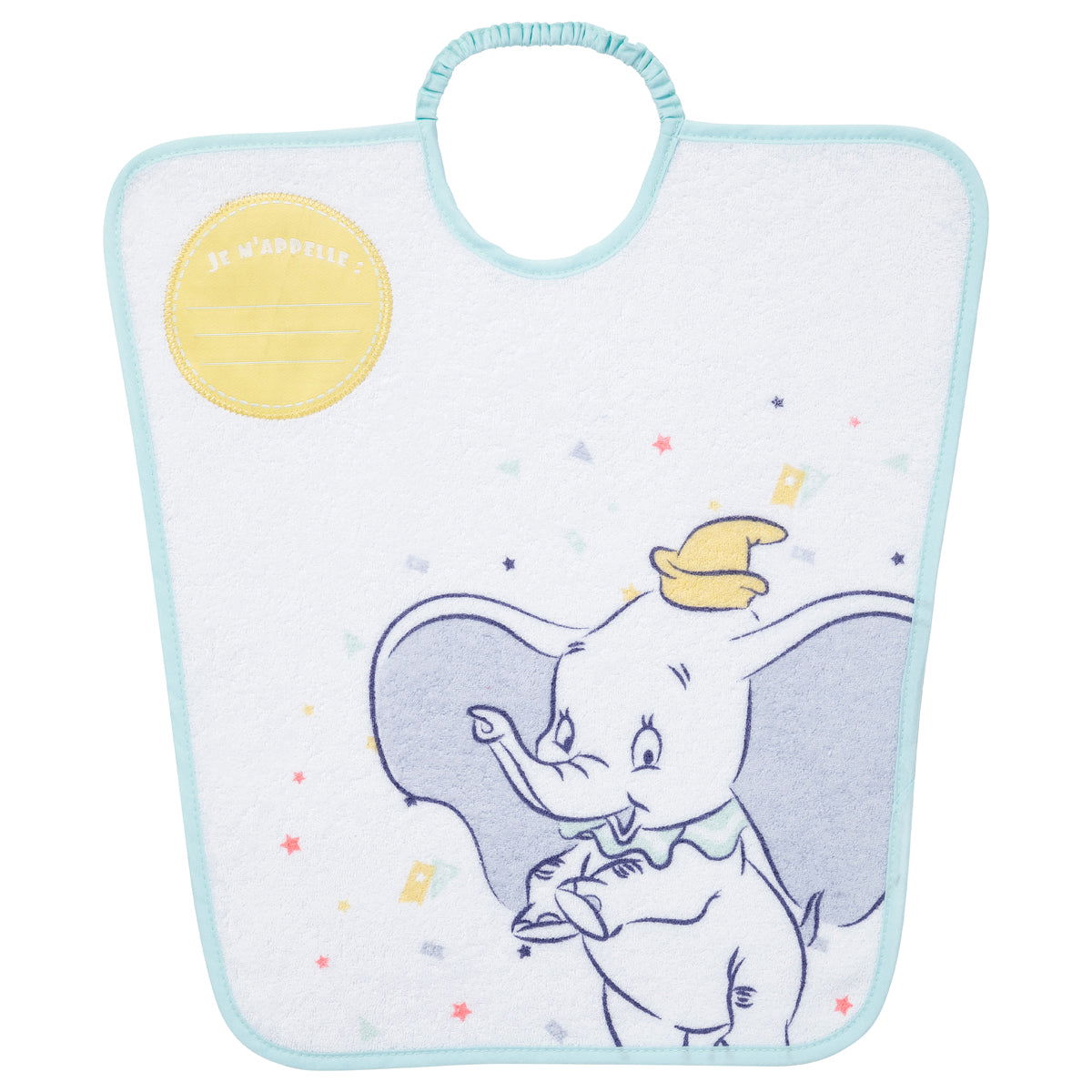 Bavoir maternelle élastiqué prénom Disney Dumbo Classic - Disney Baby