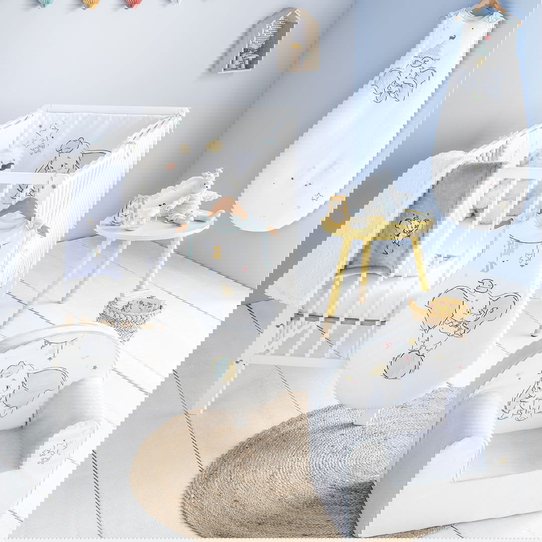 Bavoir maternelle élastiqué prénom Disney Dumbo Classic - 