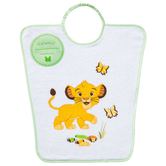 Bavoir maternelle je m'appelle Roi Lion - 24 mois - Disney Baby
