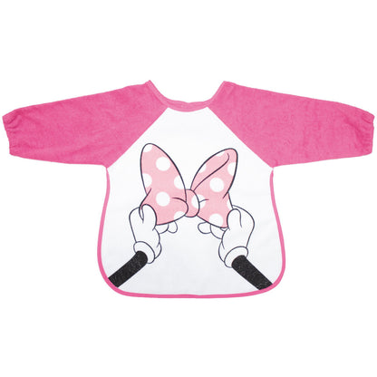 Bavoir tablier Disney Minnie avec manches en éponge 18 mois - Disney Baby