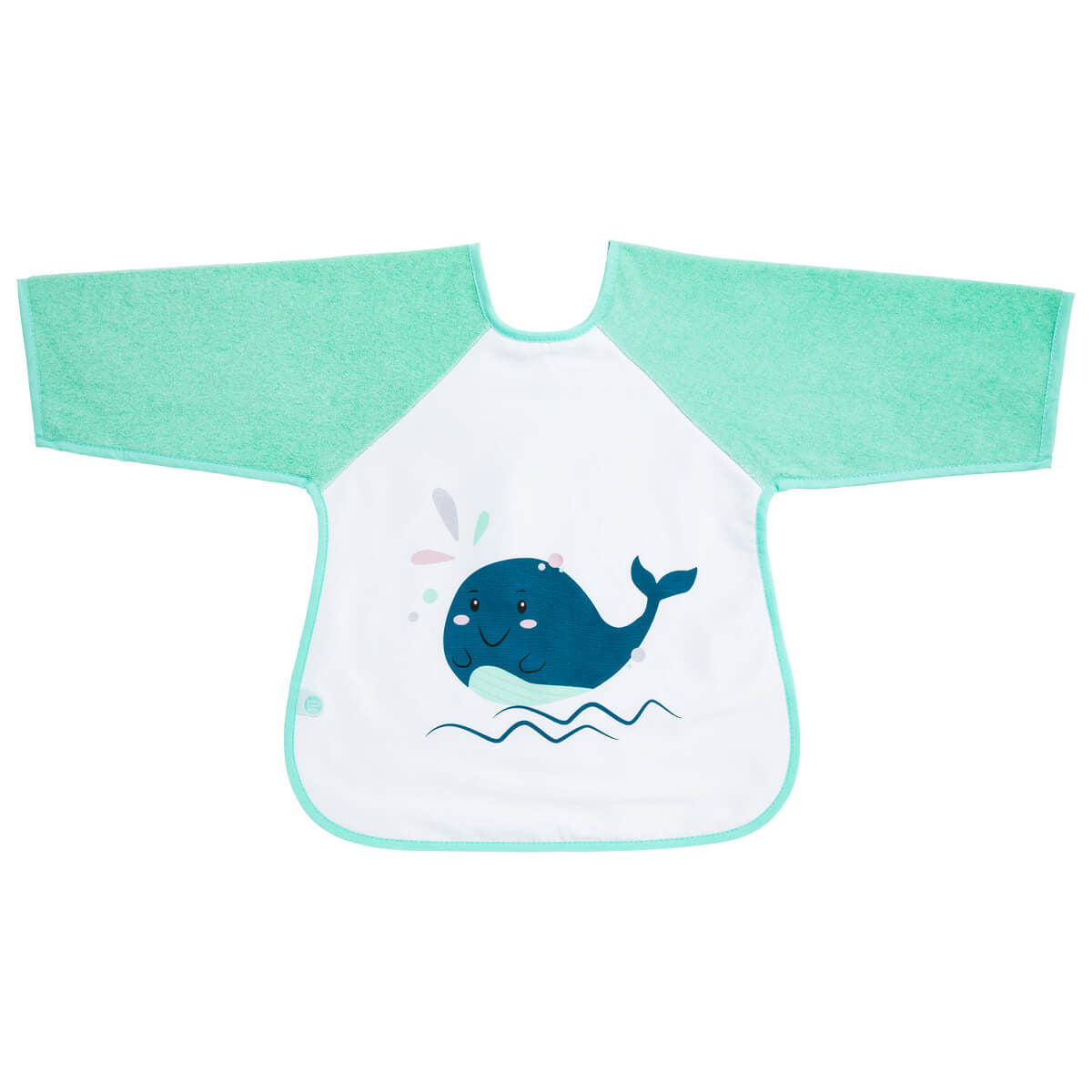 Bavoir tablier à manches Marin - 12 mois - Bio - Babycalin
