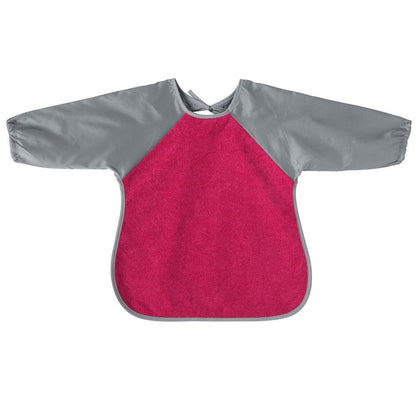 Bavoir tablier déperlant rose et gris 18 mois - Babycalin
