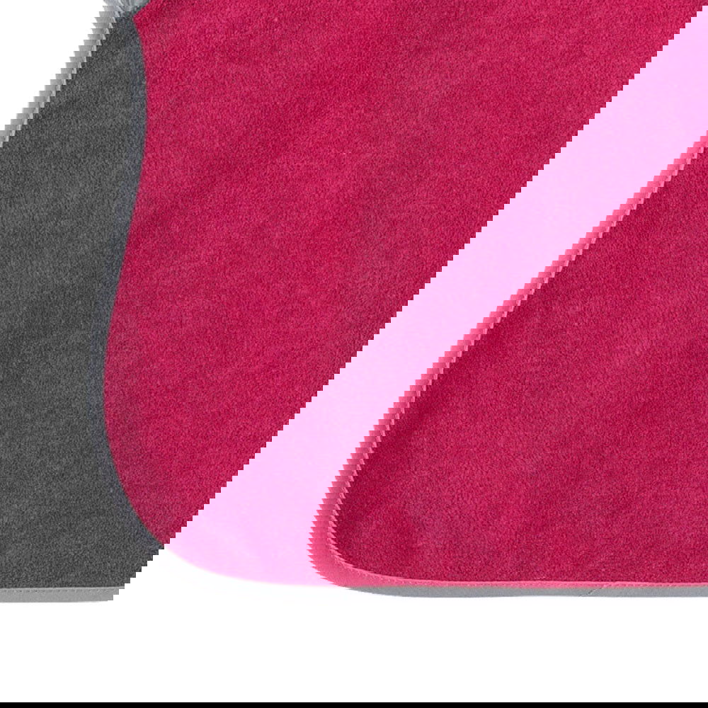 Bavoir tablier déperlant rose et gris 18 mois - 