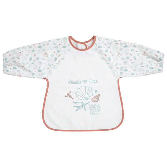 Bavoir tablier enduit 12 mois - Seaside Romance - BB Malin