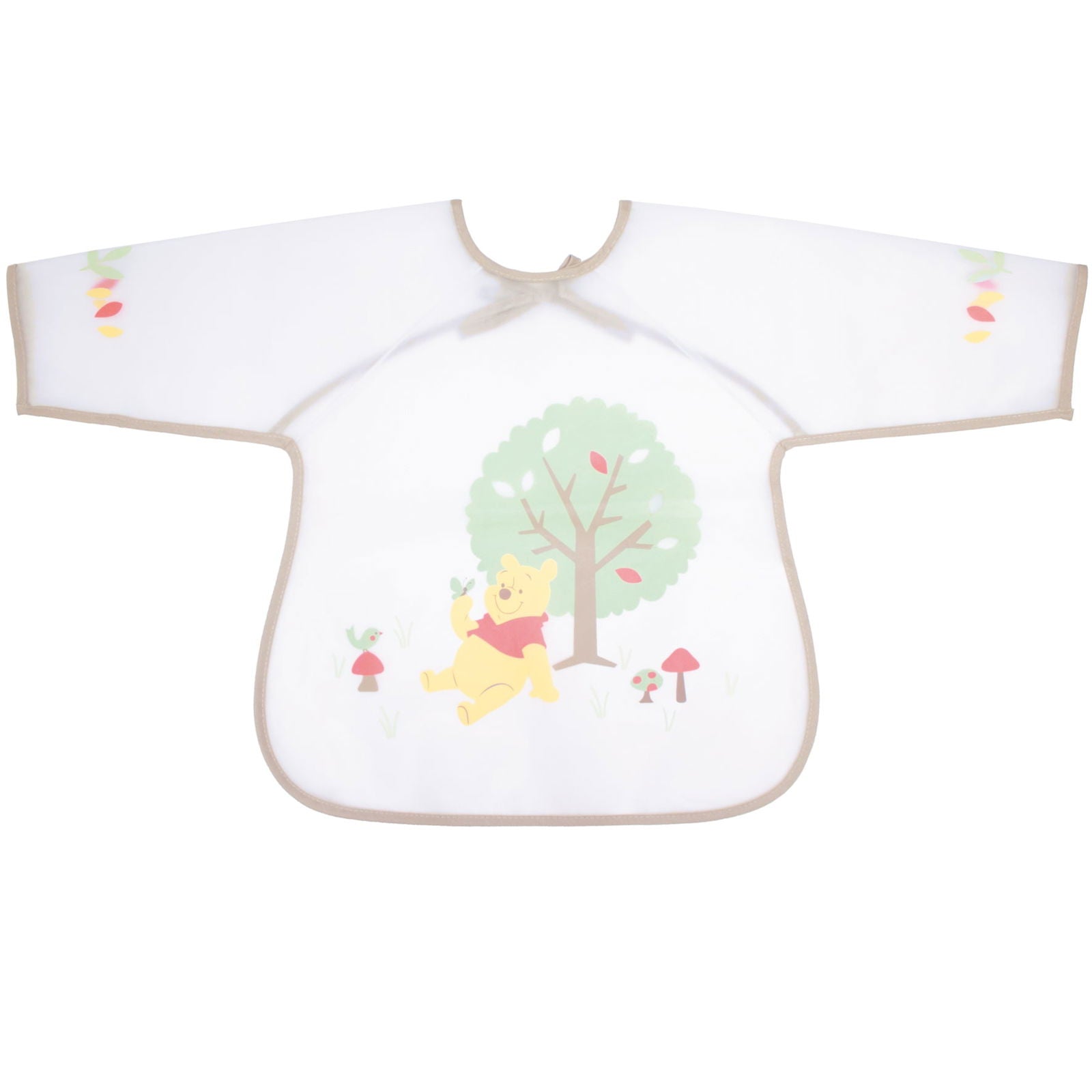 Bavoir tablier étanche Winnie Whimsy taupe 18 mois - Disney Baby