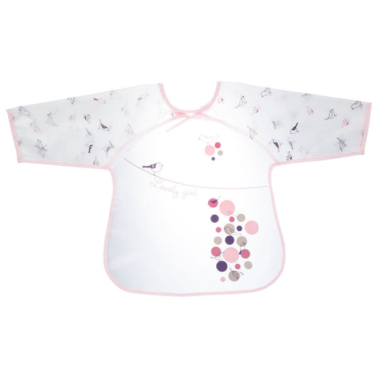 Bavoir tablier imperméable Birdy Girl 12 mois - Babycalin