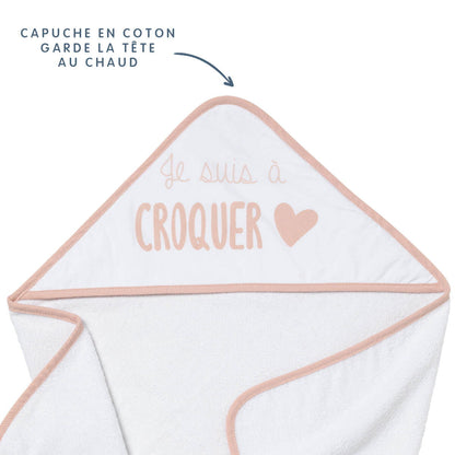 Cape de bain 70x70 cm - A croquer - BB Malin