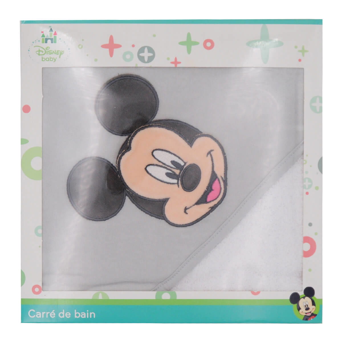 Cape de bain 80x80 cm Mickey Classic - BB Malin