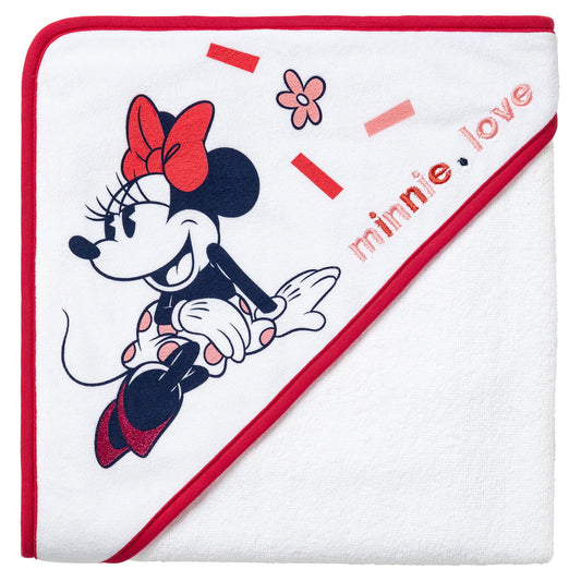 Cape de bain 80x80 cm Minnie Confettis - BB Malin