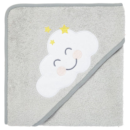 Cape de bain 80x80 cm Nuage brodé - Babycalin