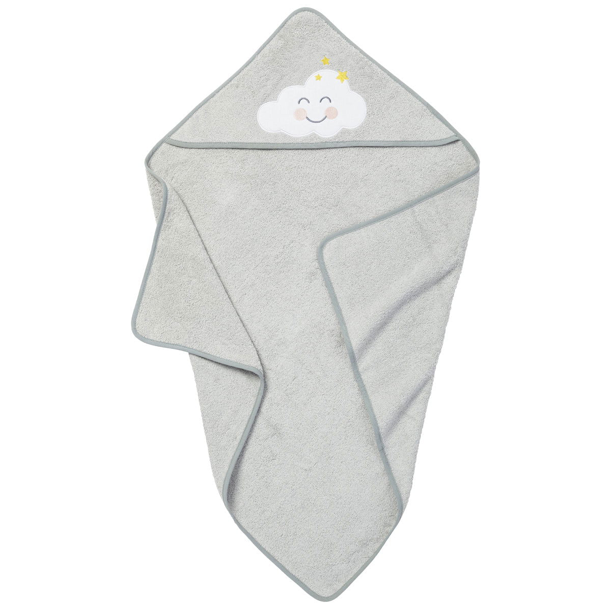 Cape de bain 80x80 cm Nuage brodé - 