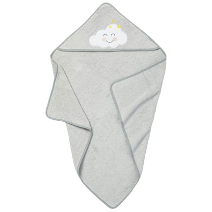 Cape de bain 80x80 cm Nuage brodé - 