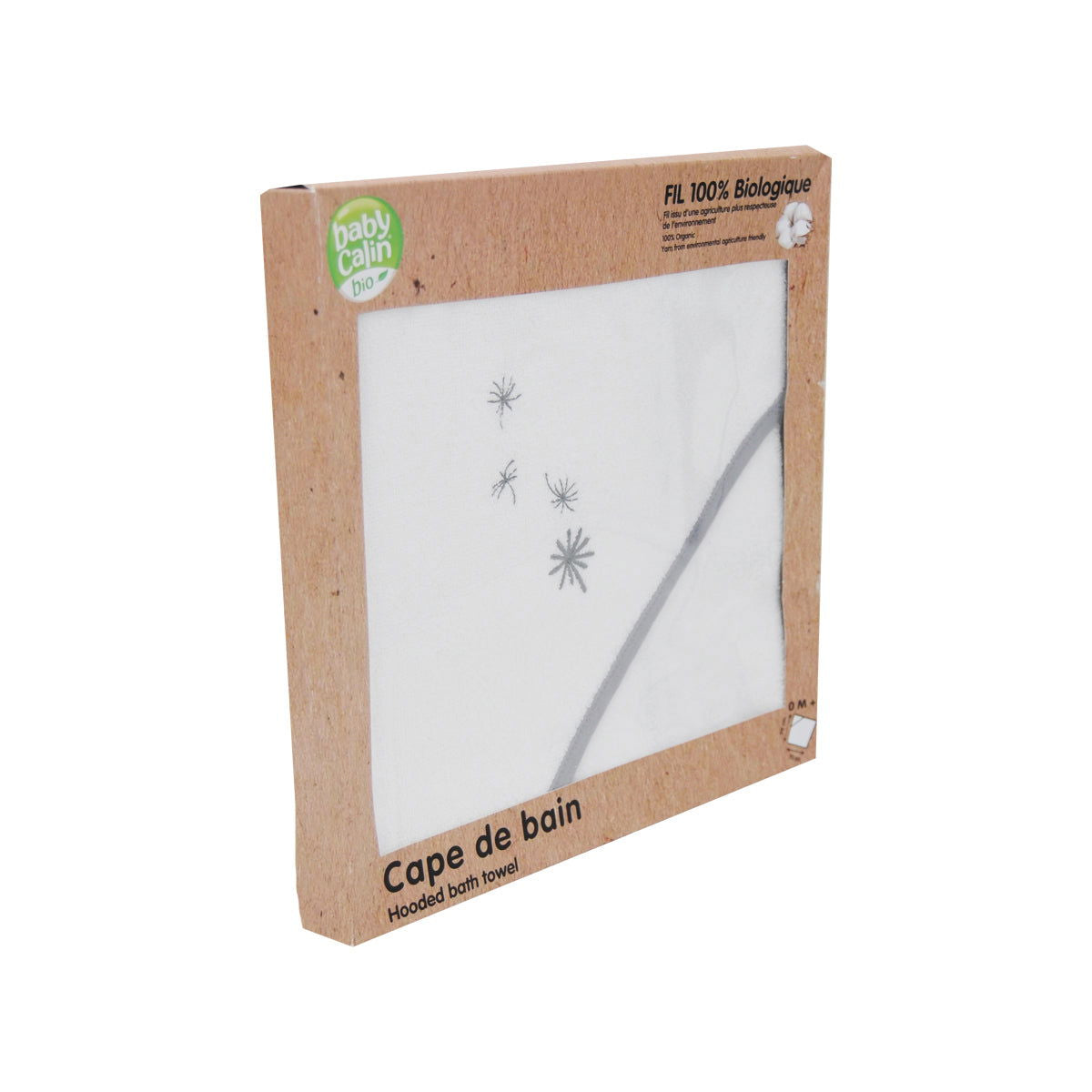 Cape de bain Bio Jeune Pousse - 70x70 cm - BB Malin