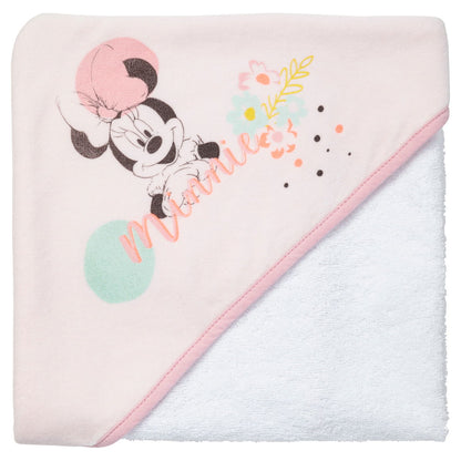 Cape de bain Disney Minnie Floral 80x80 cm - BB Malin