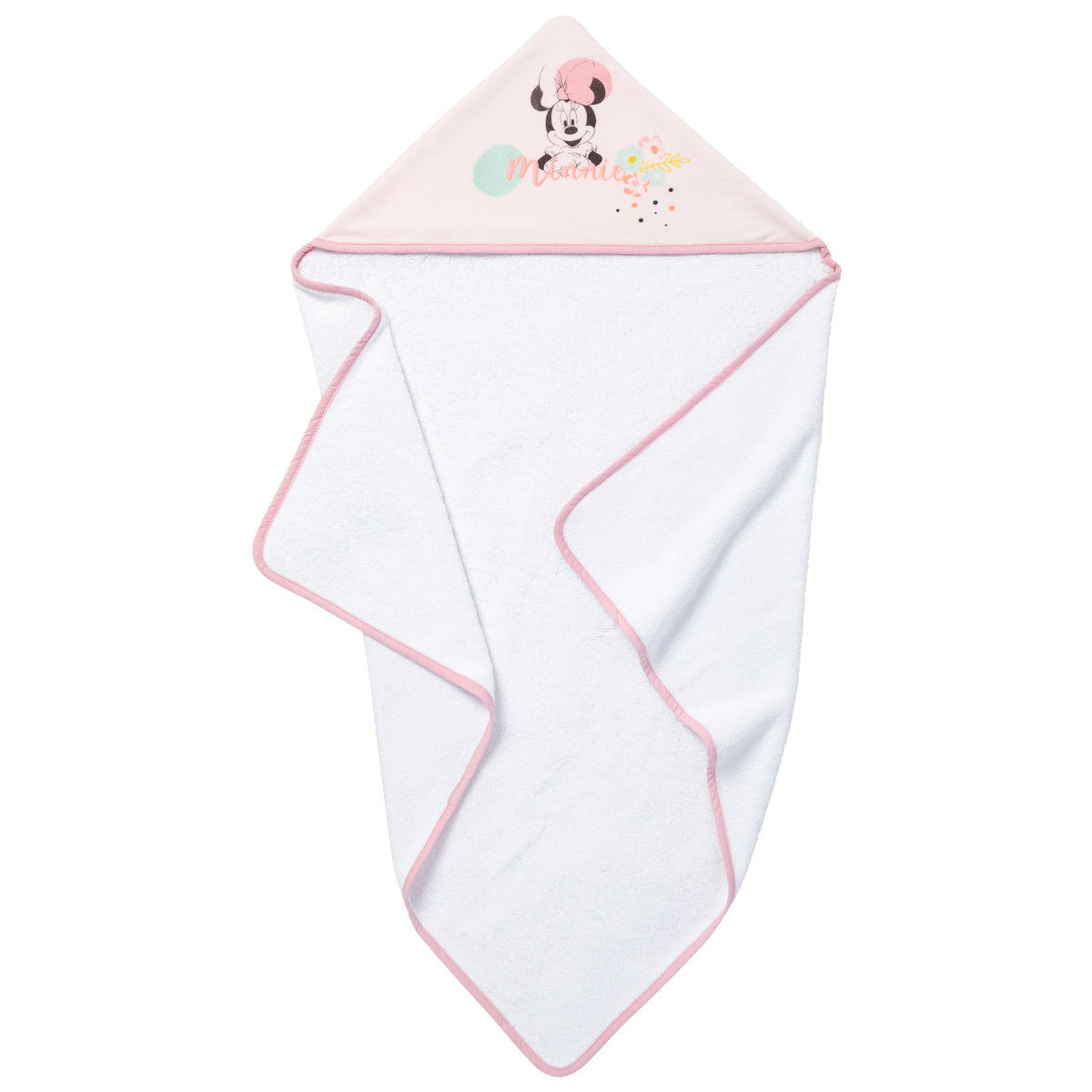 Cape de bain Disney Minnie Floral 80x80 cm - BB Malin