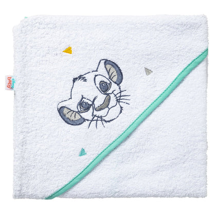 Cape de bain brodée Roi Lion - 75x75 cm - Disney Baby