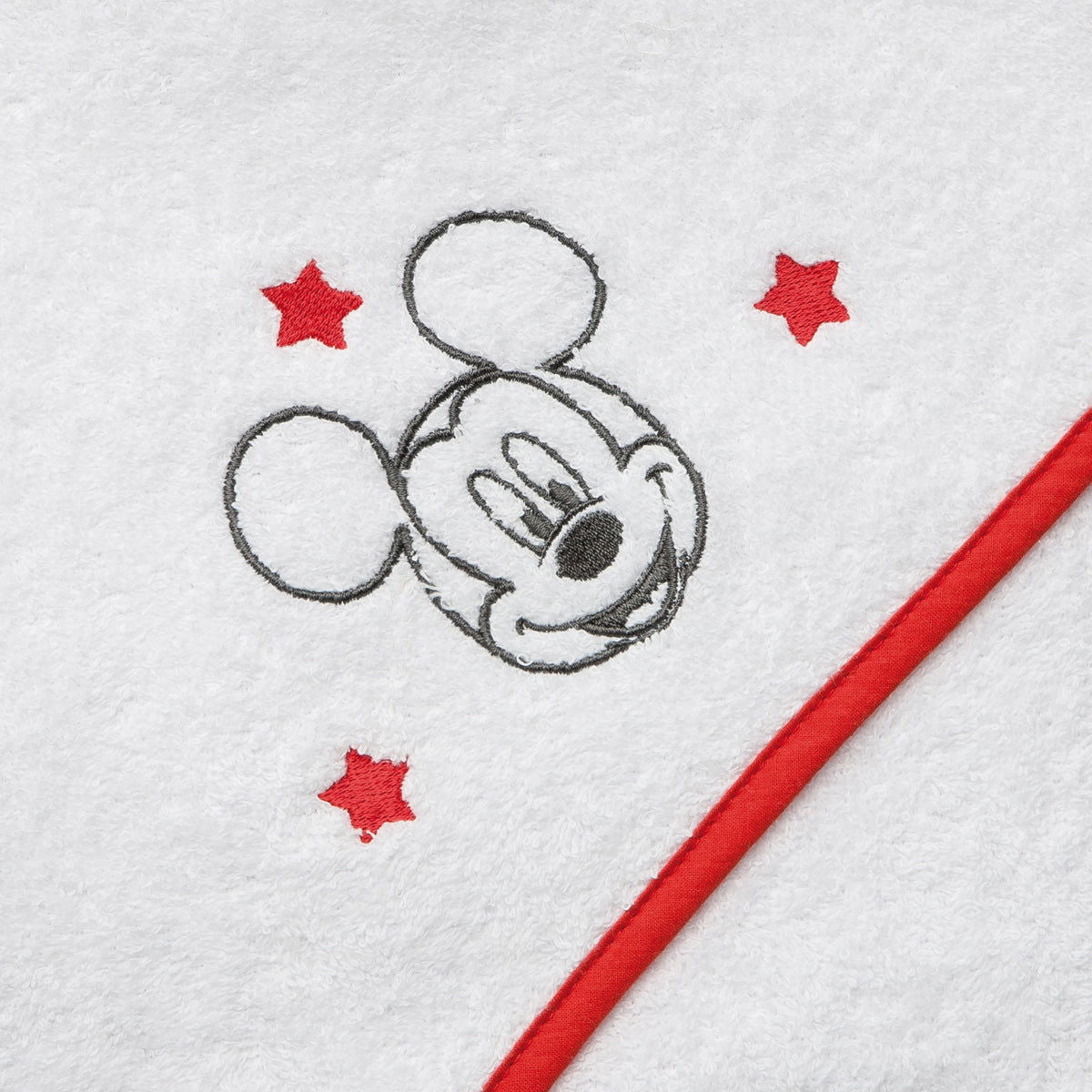Cape de bain en éponge Disney Mickey 80x80 cm - 