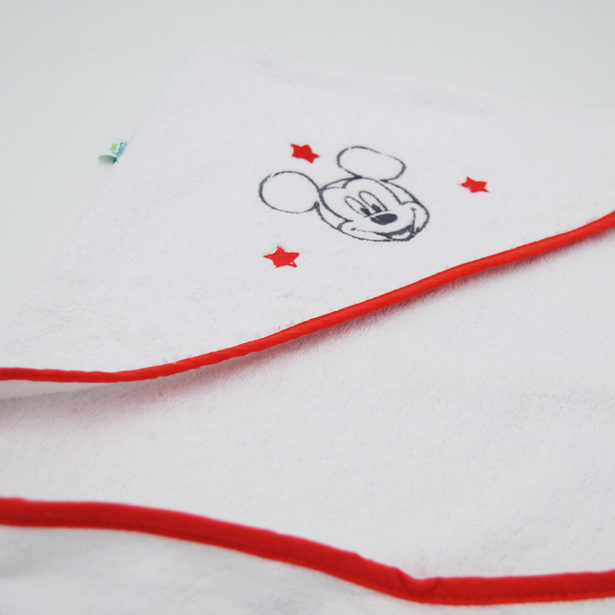 Cape de bain en éponge Disney Mickey 80x80 cm - 