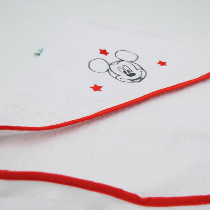 Cape de bain en éponge Disney Mickey 80x80 cm - 