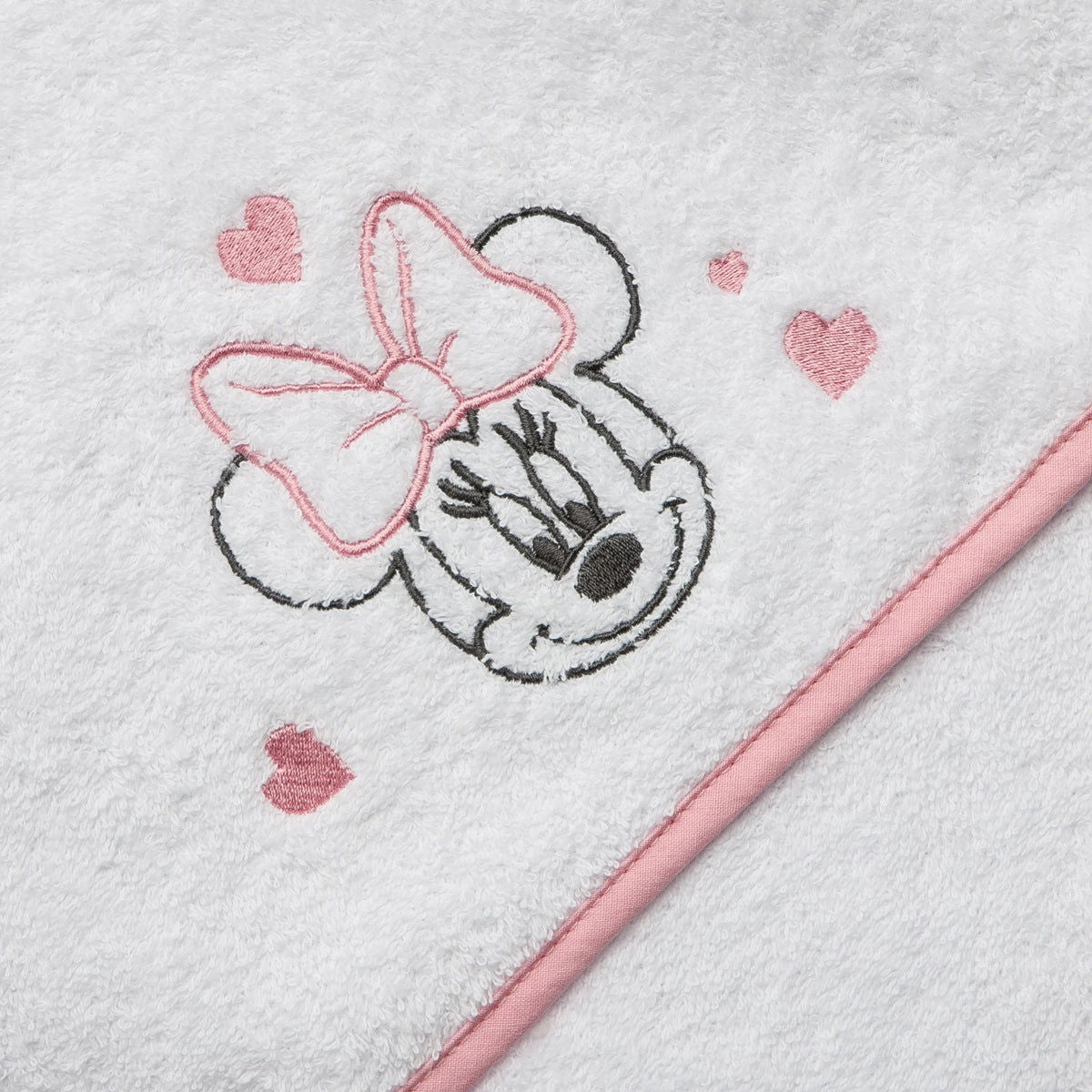 Cape de bain en éponge Disney Minnie 75x75 cm - 