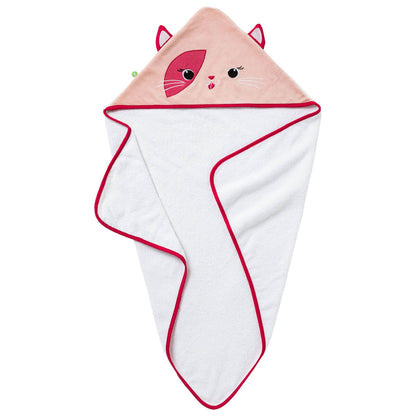 Cape de bain ludique 75x75 cm - Chat - BB Malin
