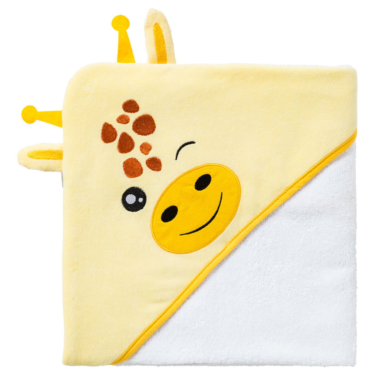 Cape de bain ludique 75x75 cm - Girafe - BB Malin