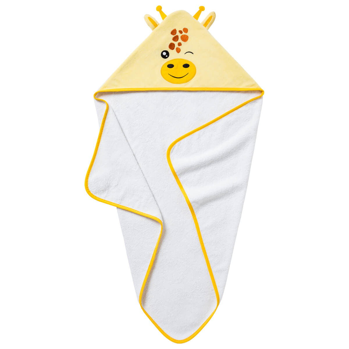 Cape de bain ludique 75x75 cm - Girafe - BB Malin