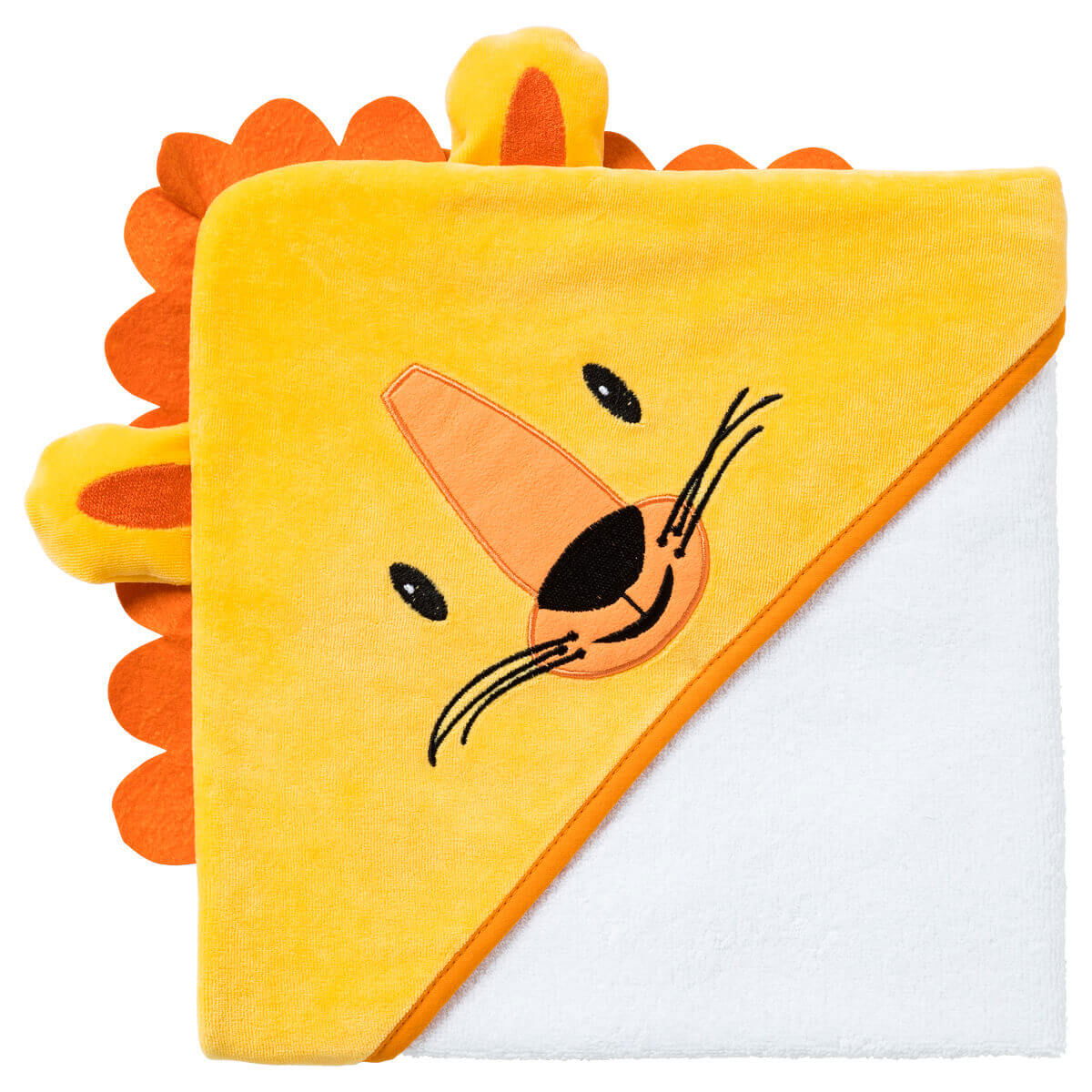 Cape de bain ludique 75x75 cm - Lion - BB Malin