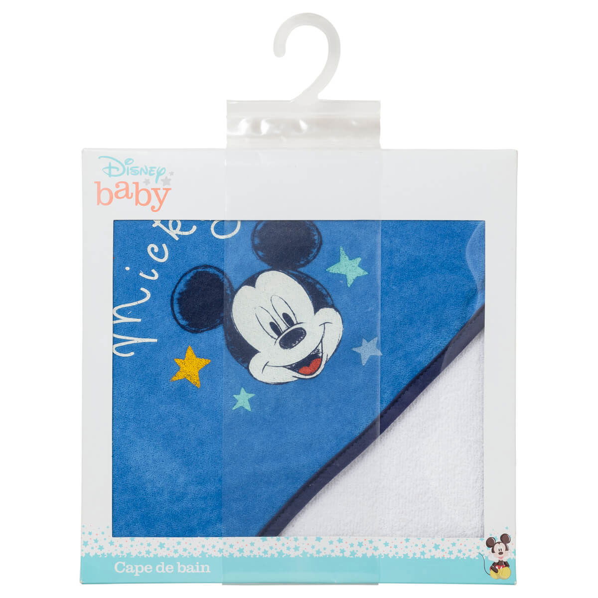 Cape de bain 80x80 cm velours - Mickey Cool - Disney Baby