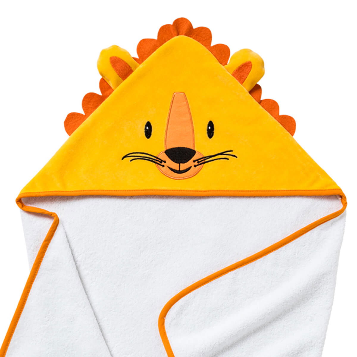 Cape de bain ludique 75x75 cm - Lion - Babycalin