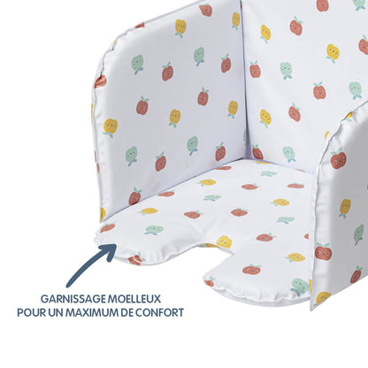 Coussin de chaise universel en PVC - Smoothie Pomme - BB Malin