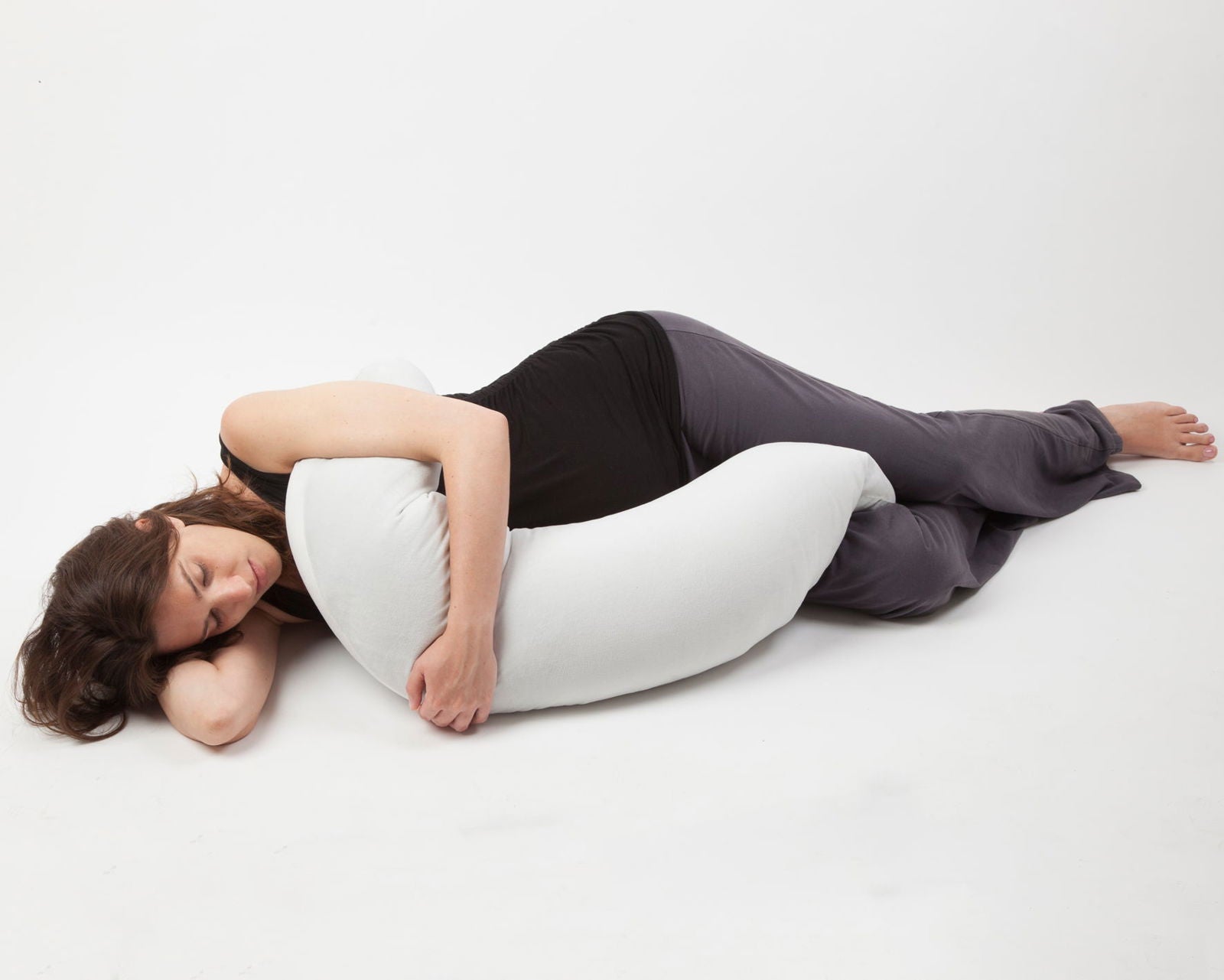 Coussin de maternité 110x53 cm - Gris - 